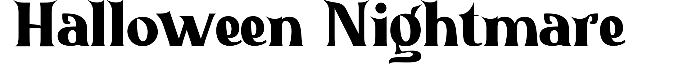 Halloween Nightmare