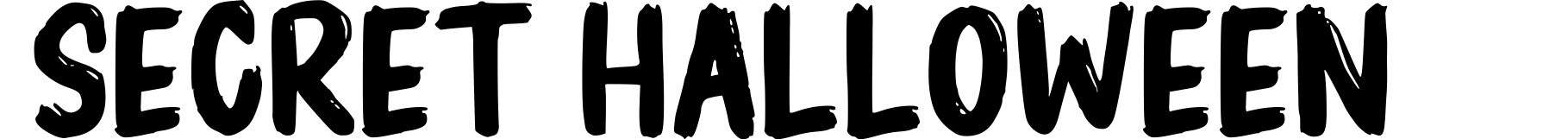 Secret Halloween