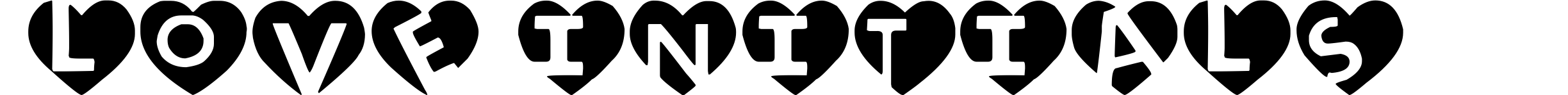 Love Initials