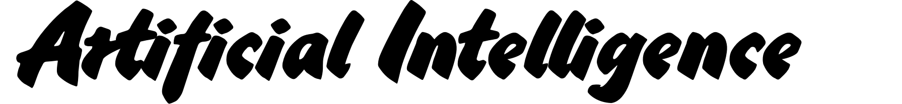 Artificial Intelligence