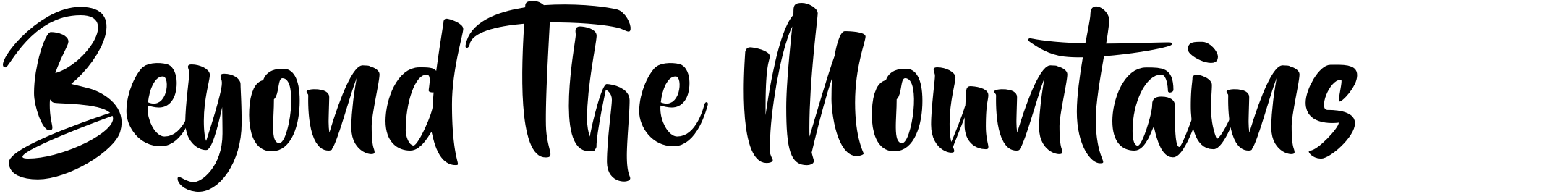 Beyond The Mountains