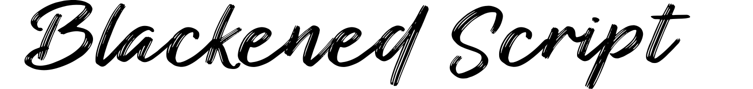 Blackened Script