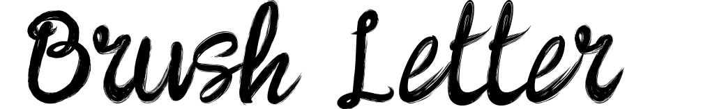 Brush Letter