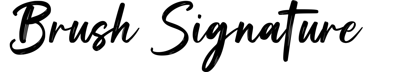 Brush Signature