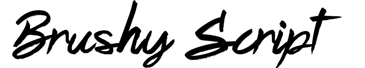 Brushy Script