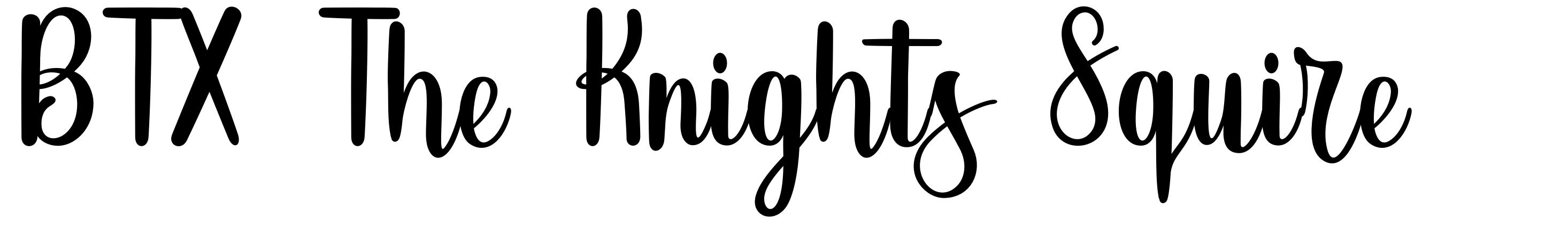 BTX The Knights Squire