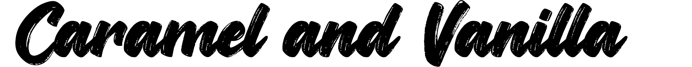 Caramel and Vanilla