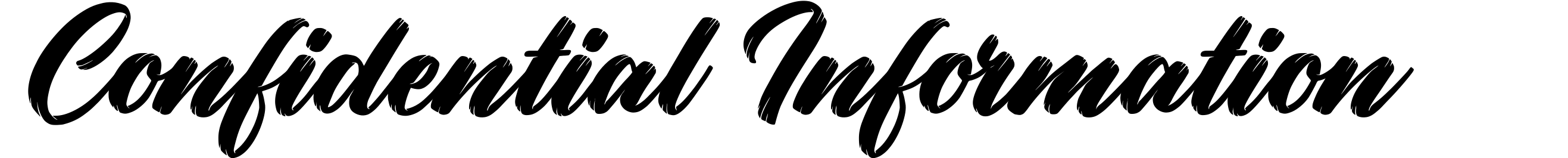 Confidential Information