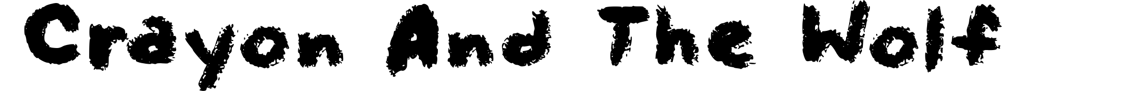 Crayon And The Wolf