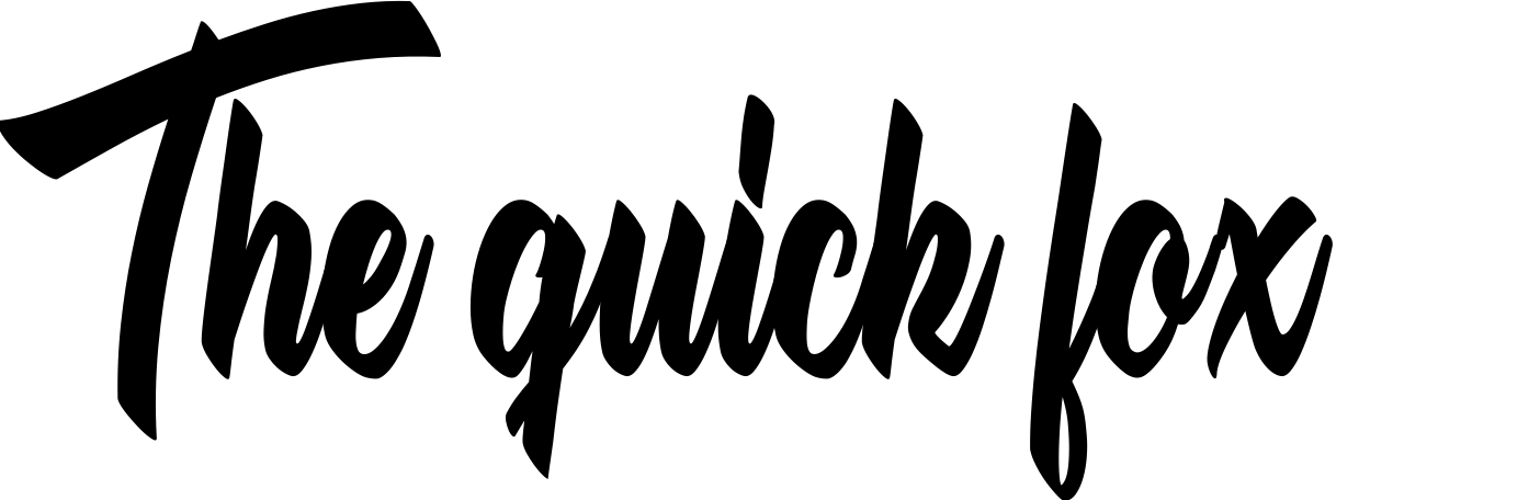 The quick fox