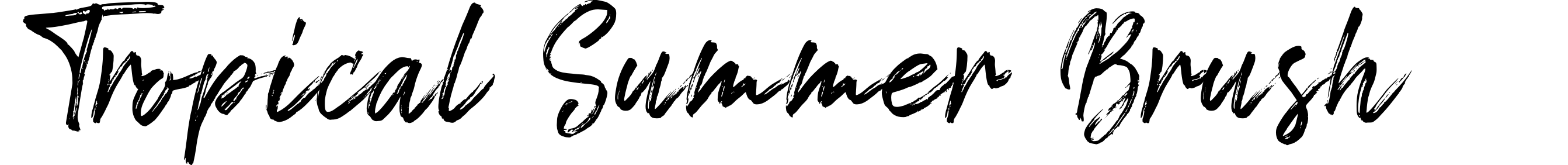 Tropical Summer Brush