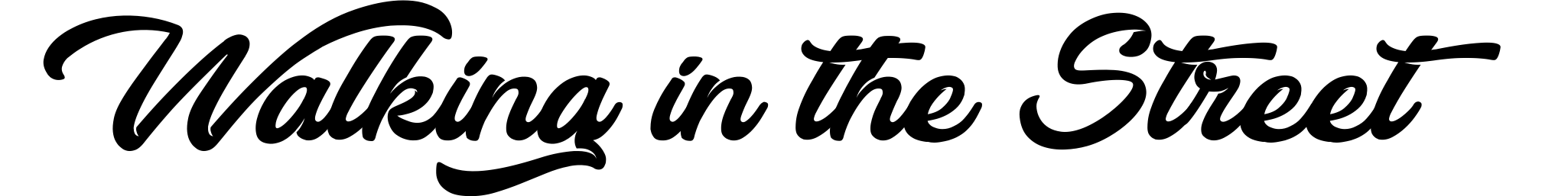 Walking in the Street