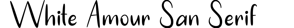 White Amour San Serif