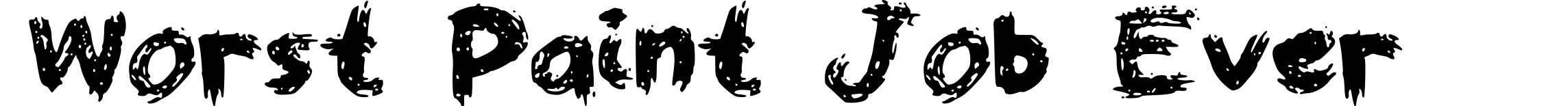 Worst Paint Job Ever