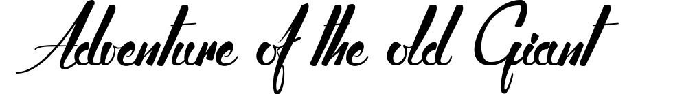 Adventure of the old Giant