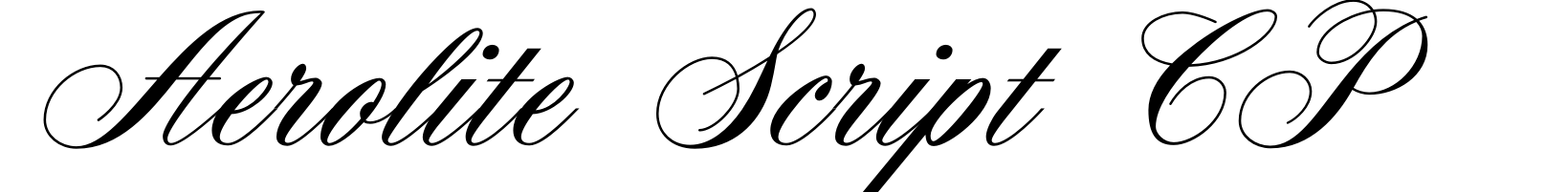 Aerolite Script CP