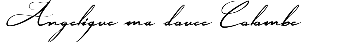 Angelique ma douce Colombe