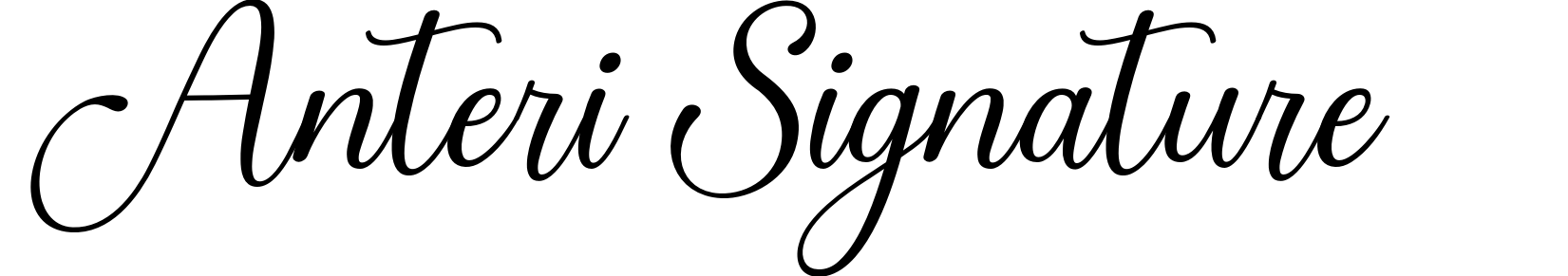 Anteri Signature