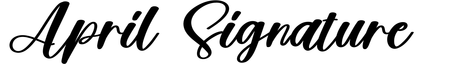 April Signature
