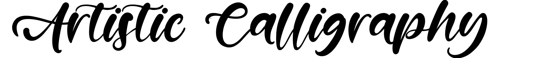 Artistic Calligraphy