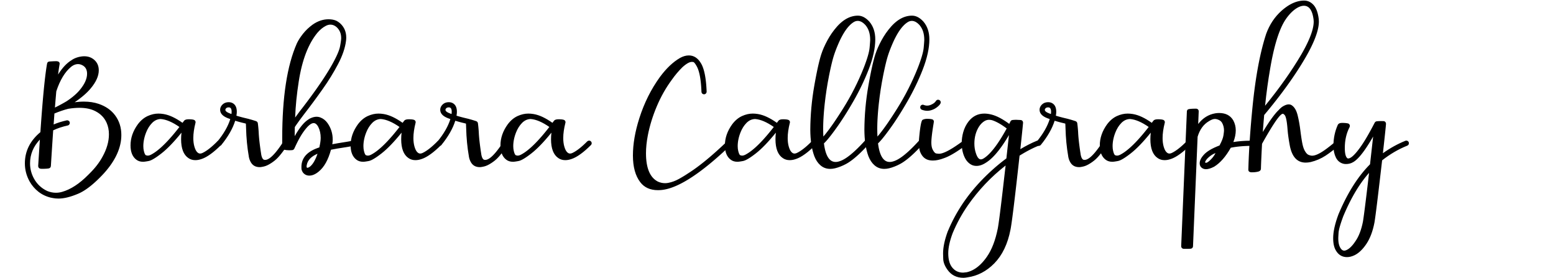 Barbara Calligraphy
