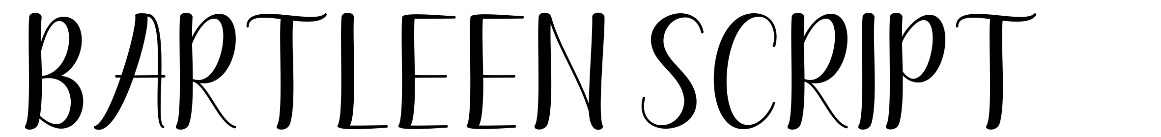 Bartleen Script