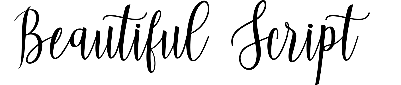 Beautiful Script