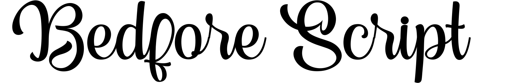 Bedfore Script