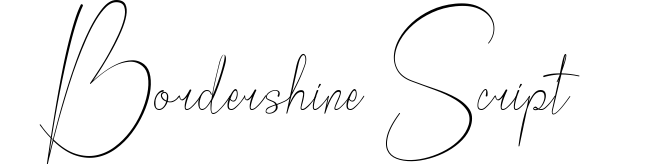 Bordershine Script