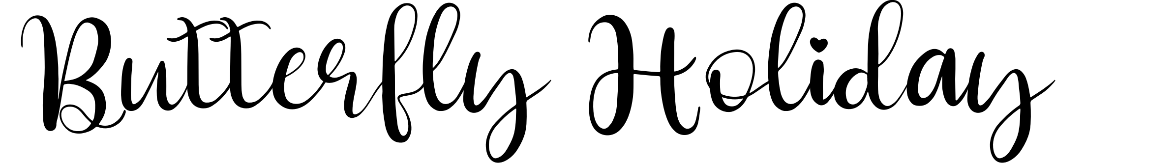 Butterfly Holiday