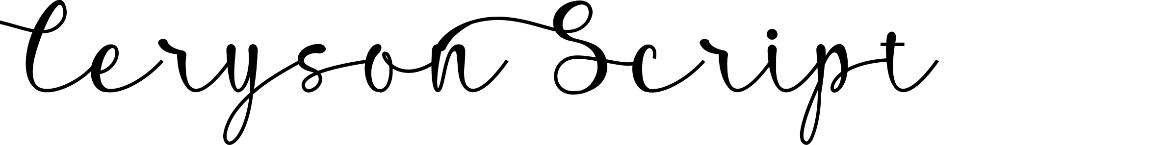 Ceryson Script