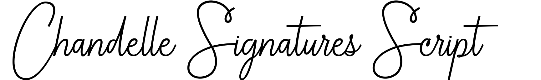 Chandelle Signatures Script