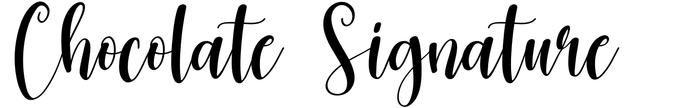 Chocolate Signature
