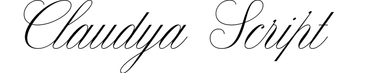 Claudya Script
