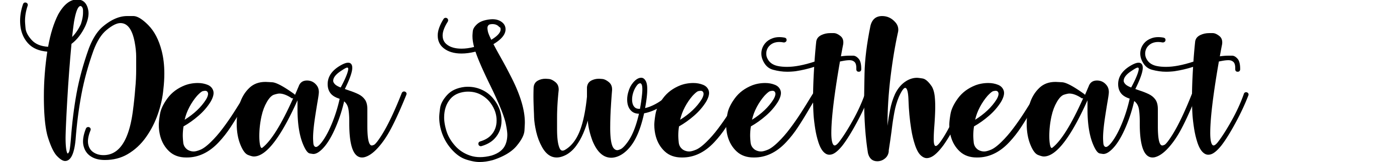 Dear Sweetheart