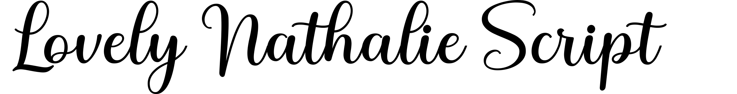 Lovely Nathalie Script