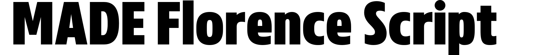 MADE Florence Script
