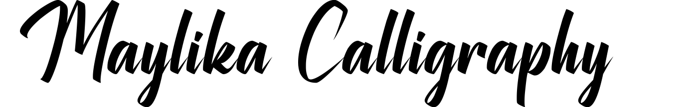Maylika Calligraphy
