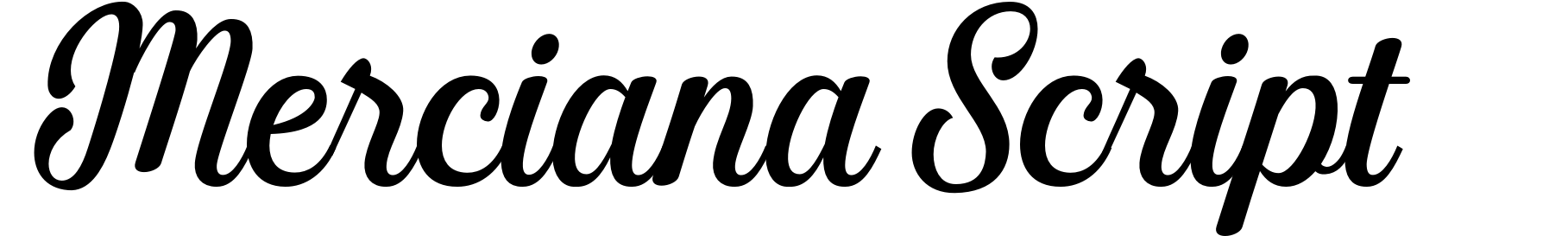 Merciana Script