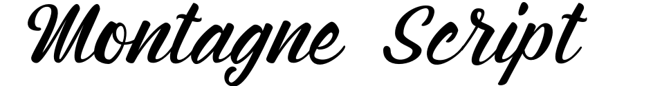 Montagne Script