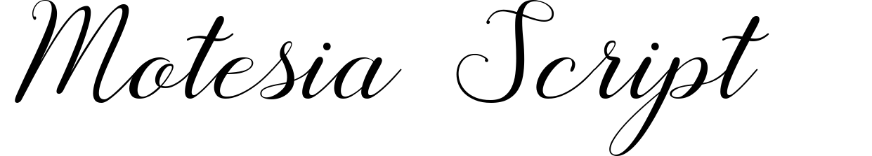 Motesia Script