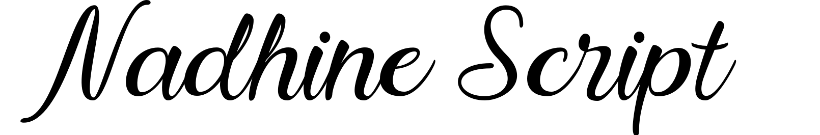 Nadhine Script