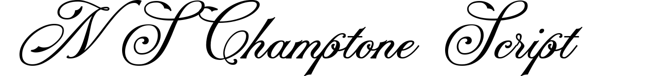 NS Champtone Script