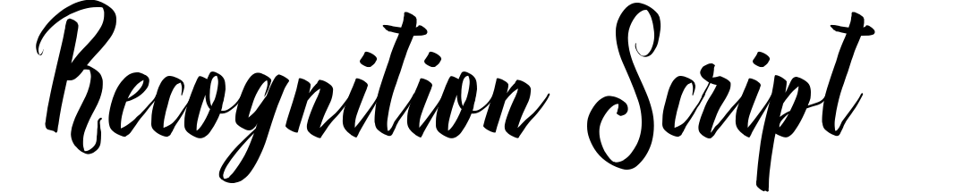 Recognition Script