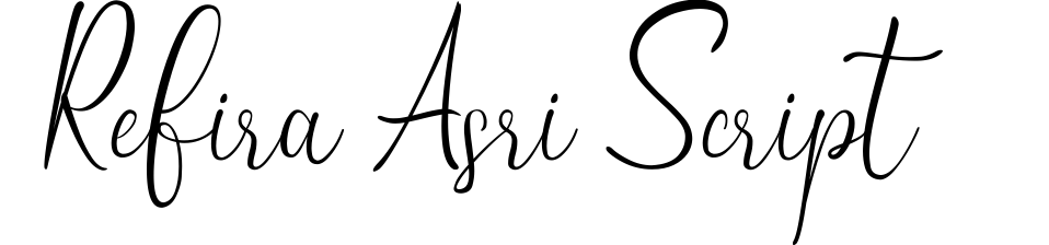 Refira Asri Script