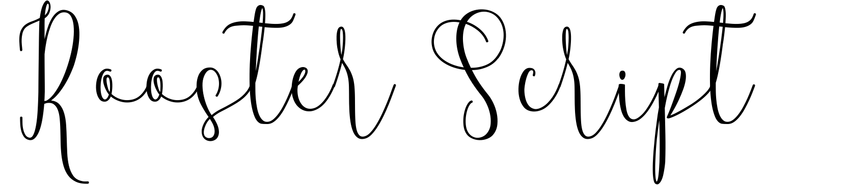 Rooster Script