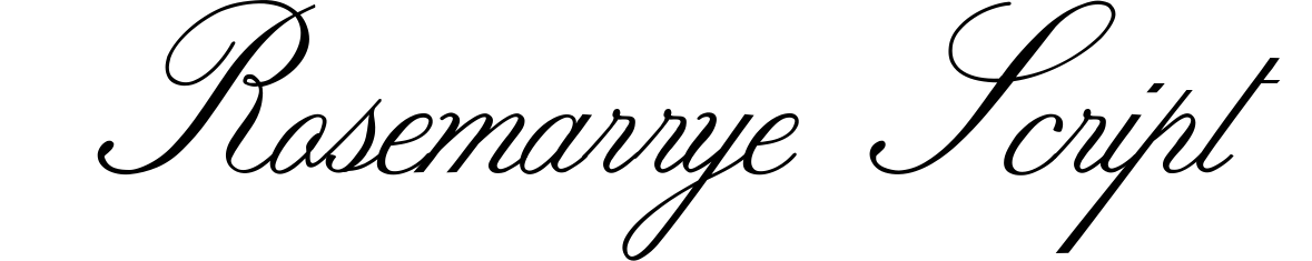 Rosemarrye Script