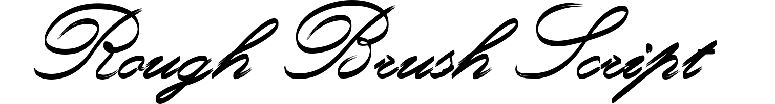 Rough Brush Script