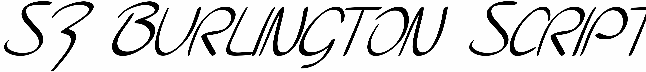 SF Burlington Script