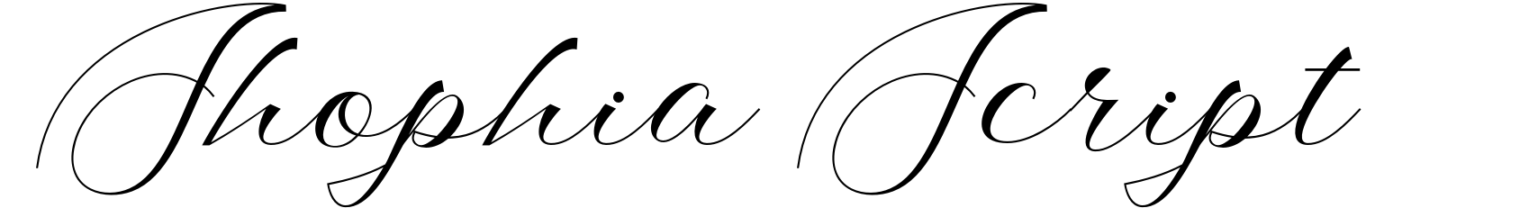 Shophia Script